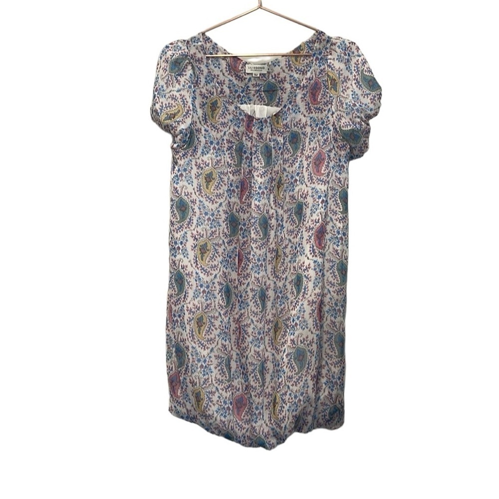 LiLi Sidonio Molly Bracken Paisly pattern.  dress. Size medium.